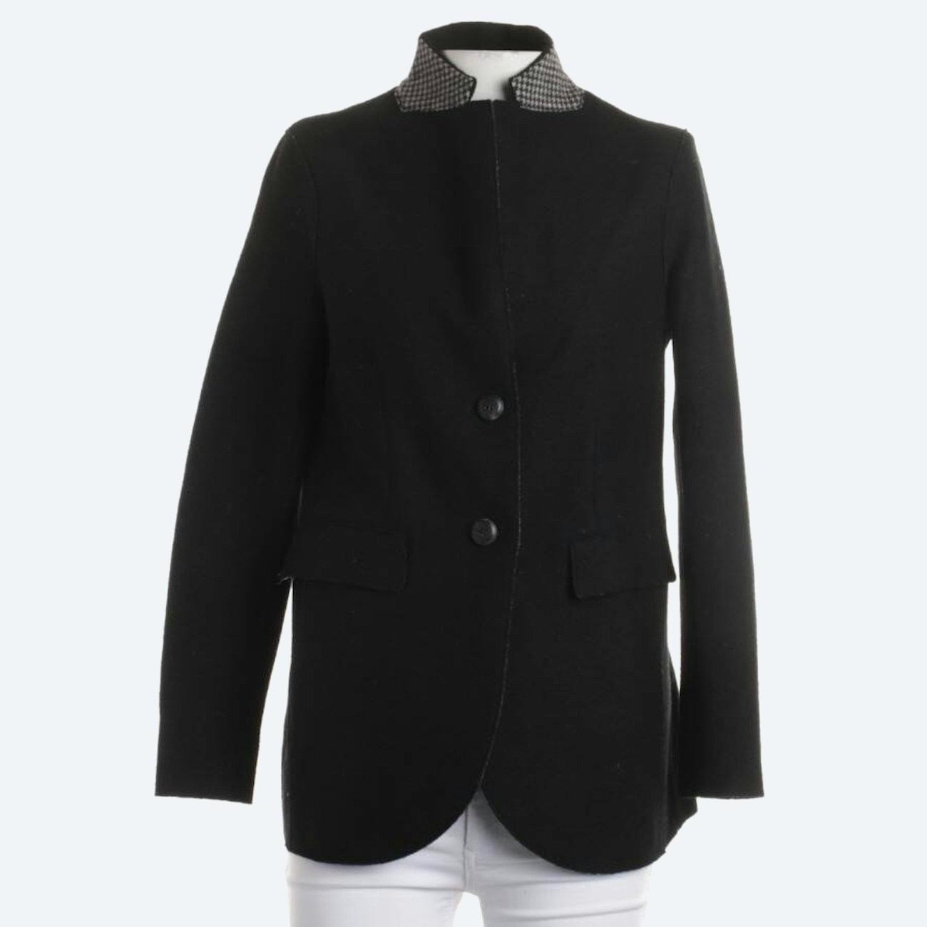 Image 1 of Wool Jacket 34 Black in color Black | Vite EnVogue
