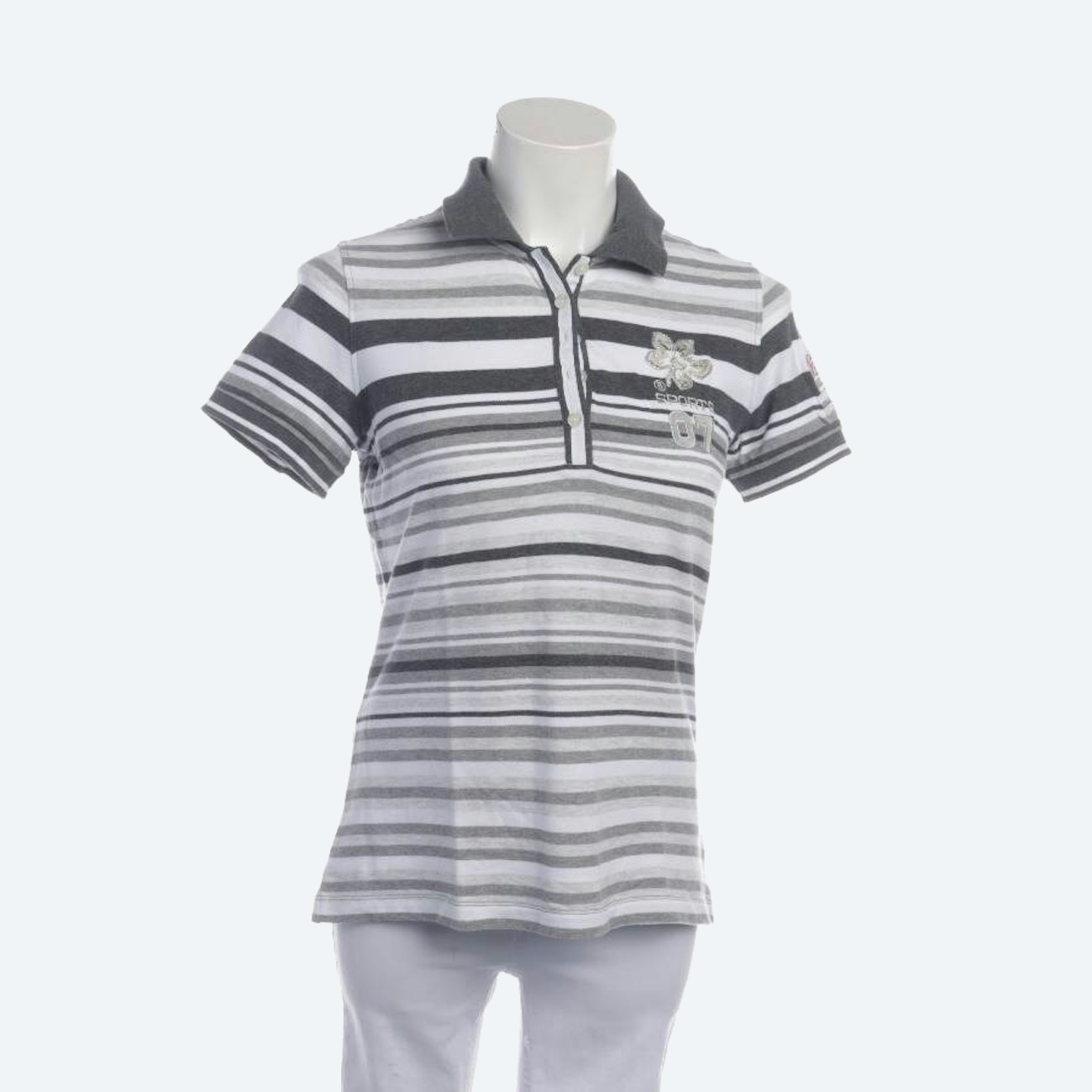 Image 1 of Polo Shirt 40 Gray in color Gray | Vite EnVogue