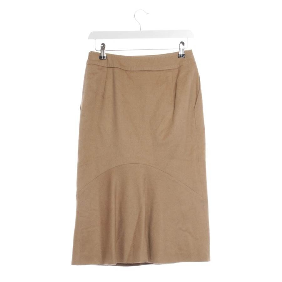 Image 2 of Wool Skirt 34 Camel in color Brown | Vite EnVogue