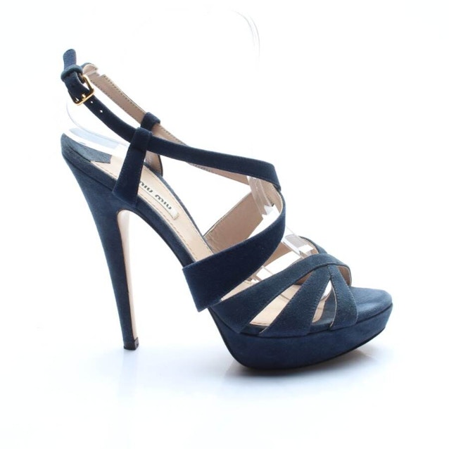 Image 1 of Heeled Sandals EUR 39.5 Blue | Vite EnVogue