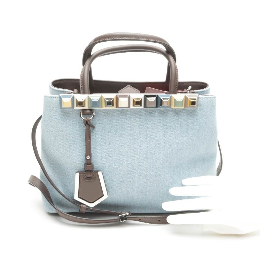 Image 4 of Handbag Light Blue in color Blue | Vite EnVogue