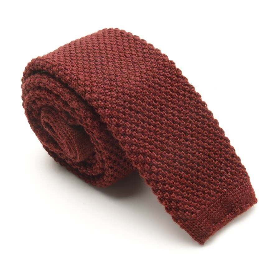 Image 1 of Wool Tie Bordeaux in color Red | Vite EnVogue