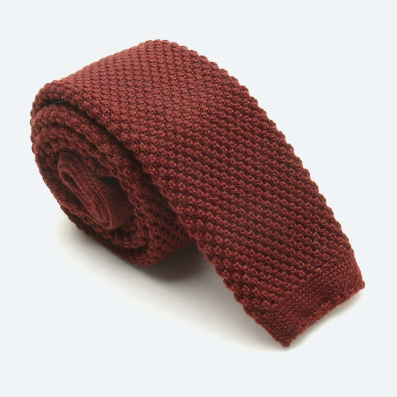 Image 1 of Wool Tie Bordeaux in color Red | Vite EnVogue