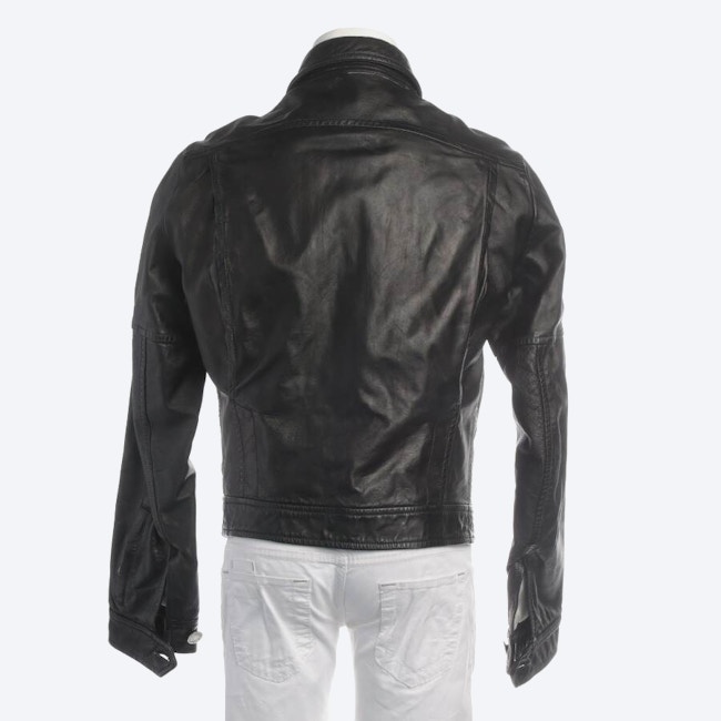 Image 2 of Leather Jacket 48 Black in color Black | Vite EnVogue