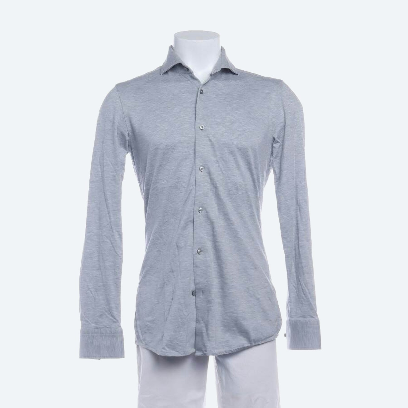 Image 1 of Casual Shirt 38 Light Gray in color Gray | Vite EnVogue