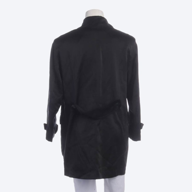 Image 2 of Silk Coat 30 Black in color Black | Vite EnVogue
