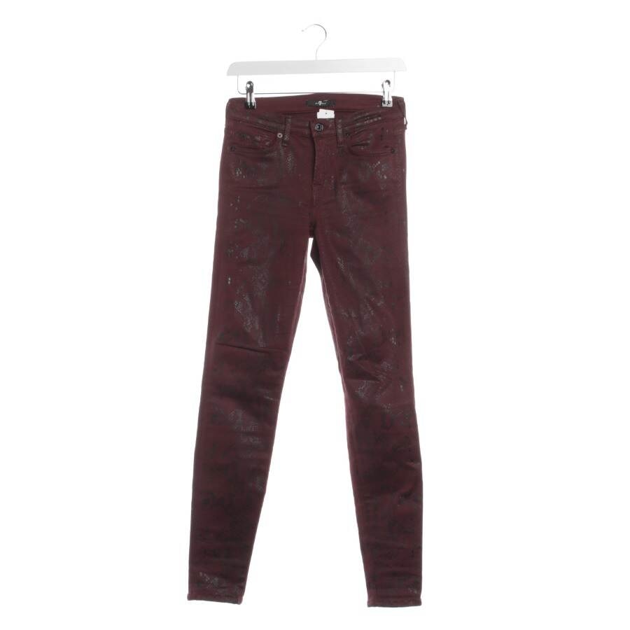 Bild 1 von Jeans Skinny W27 Bordeaux in Farbe Rot | Vite EnVogue