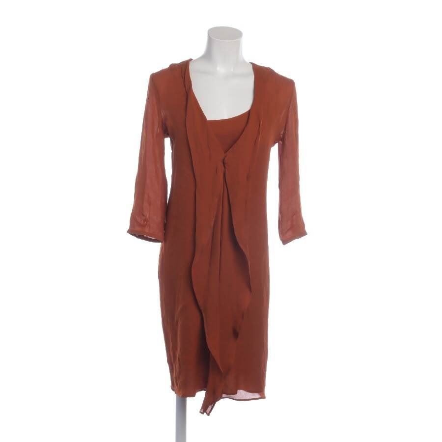 Image 1 of Silk Dress 34 Camel in color Brown | Vite EnVogue