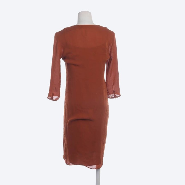 Image 2 of Silk Dress 34 Camel in color Brown | Vite EnVogue