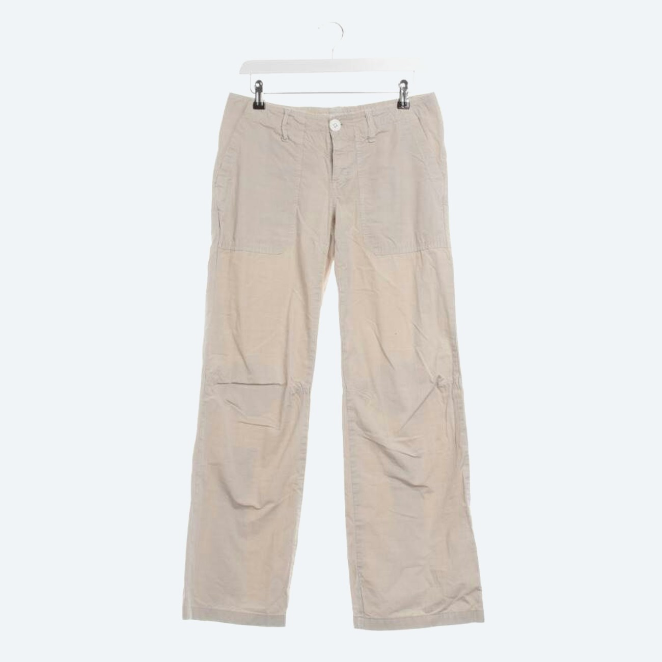 Image 1 of Trousers W29 Beige in color White | Vite EnVogue