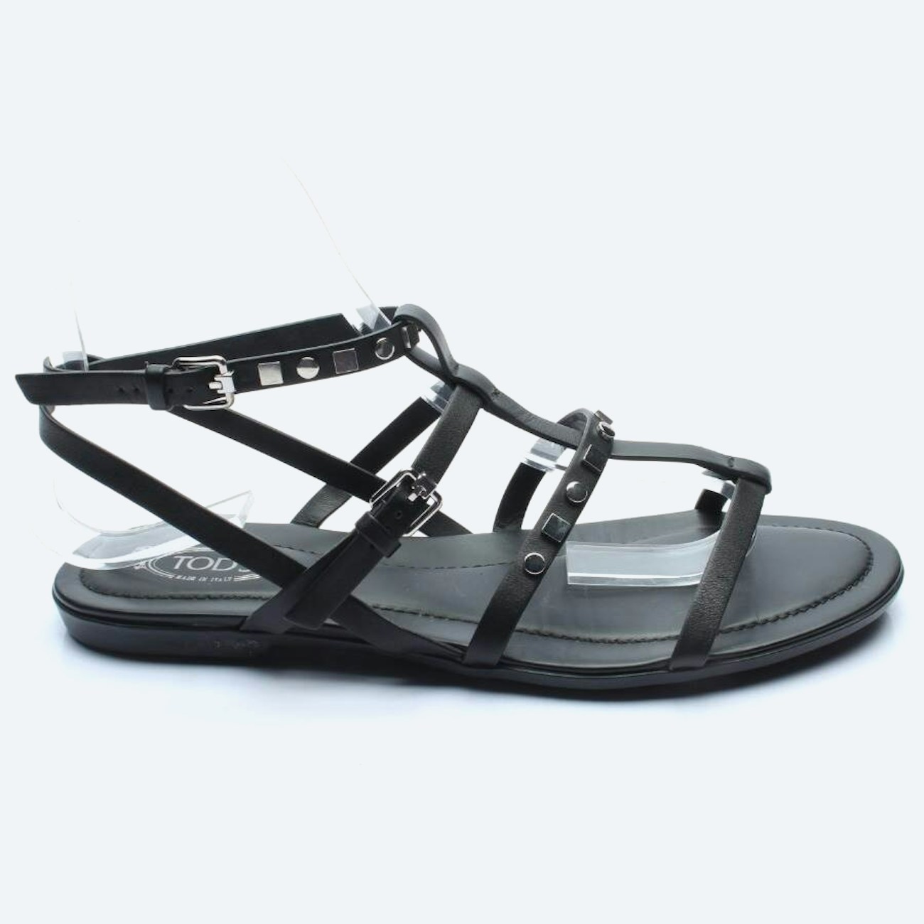 Image 1 of Strappy Sandals EUR 36 Black in color Black | Vite EnVogue