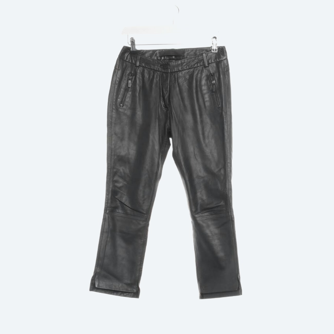 Image 1 of Leather Pants 32 Black in color Black | Vite EnVogue
