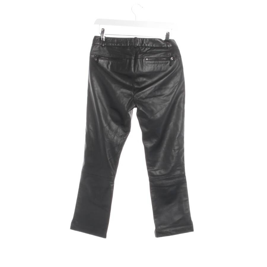 Image 2 of Leather Pants 32 Black in color Black | Vite EnVogue