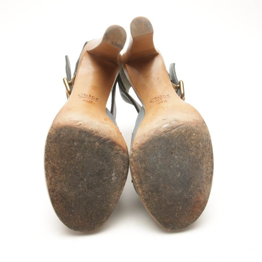 Image 4 of Heeled Sandals EUR 40.5 Blue in color Blue | Vite EnVogue