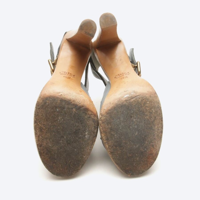 Image 4 of Heeled Sandals EUR 40.5 Blue in color Blue | Vite EnVogue