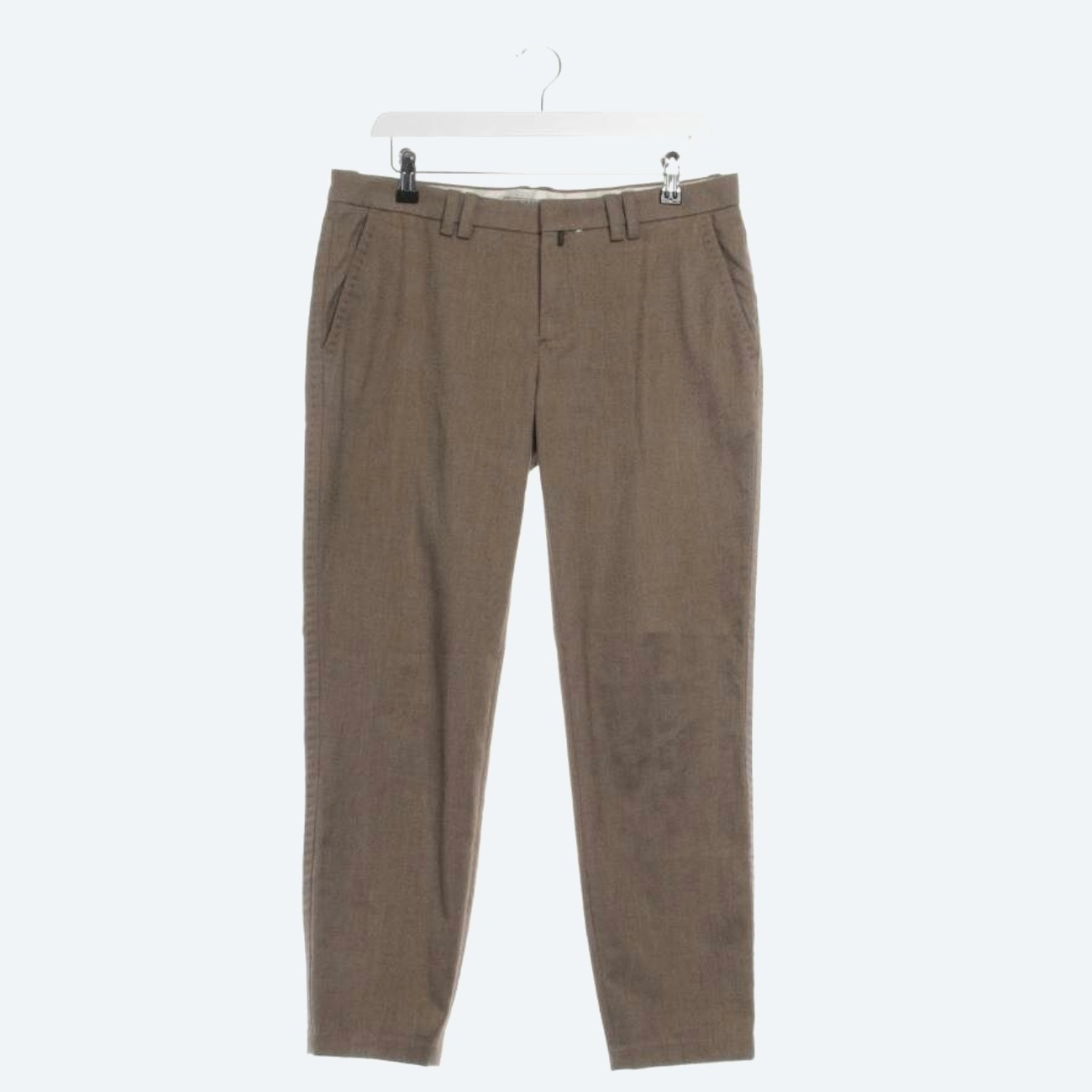 Image 1 of Trousers W30 Dark Brown in color Brown | Vite EnVogue