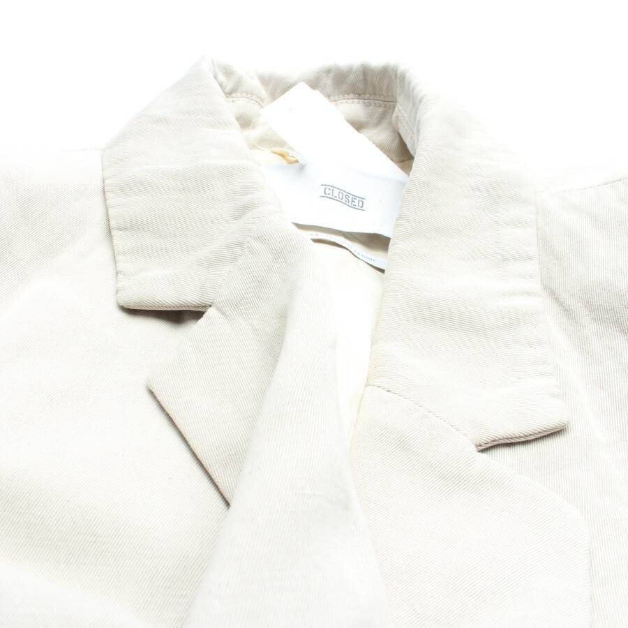 Image 3 of Between-seasons Coat S Beige in color White | Vite EnVogue