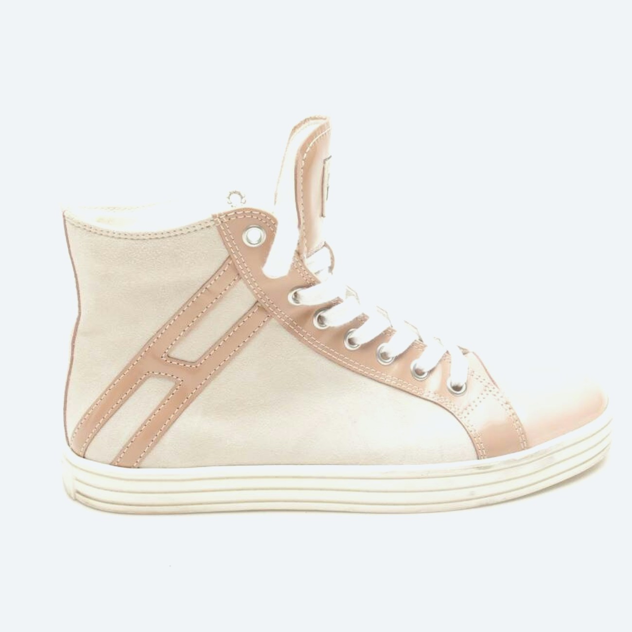 Image 1 of High-Top Sneakers EUR 36.5 Beige in color White | Vite EnVogue