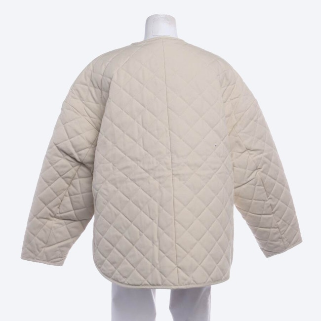 Image 2 of Quilted Jacket L Beige in color White | Vite EnVogue