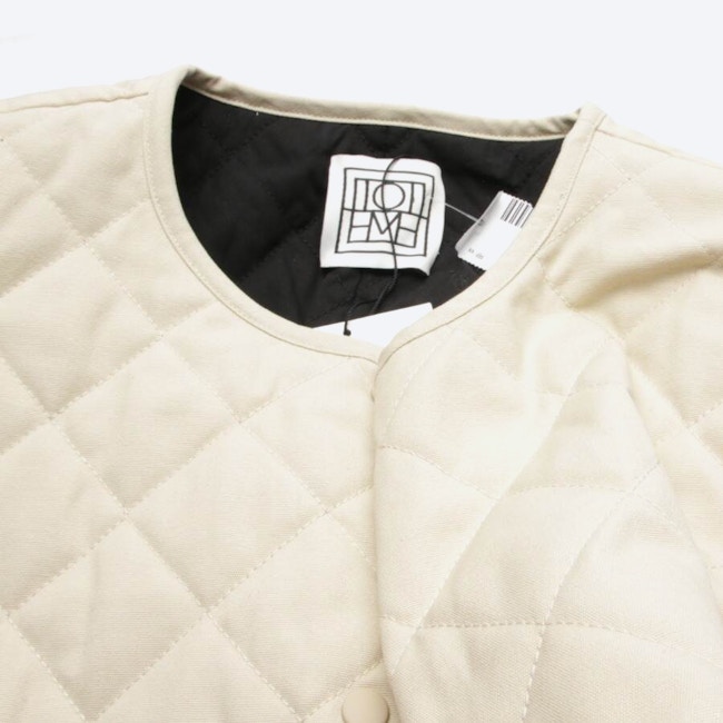 Image 3 of Quilted Jacket L Beige in color White | Vite EnVogue