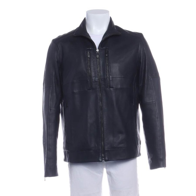 Image 1 of Leather Jacket M Blue | Vite EnVogue