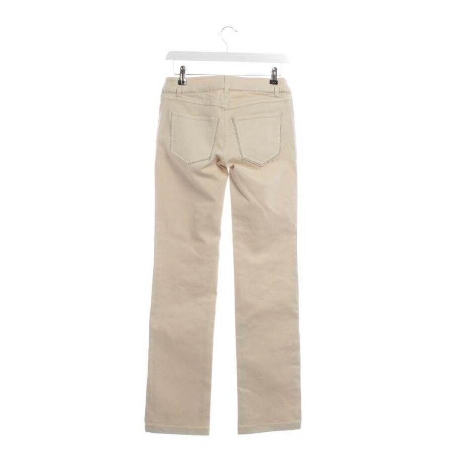 Image 2 of Jeans Straight Fit 34 Beige in color White | Vite EnVogue