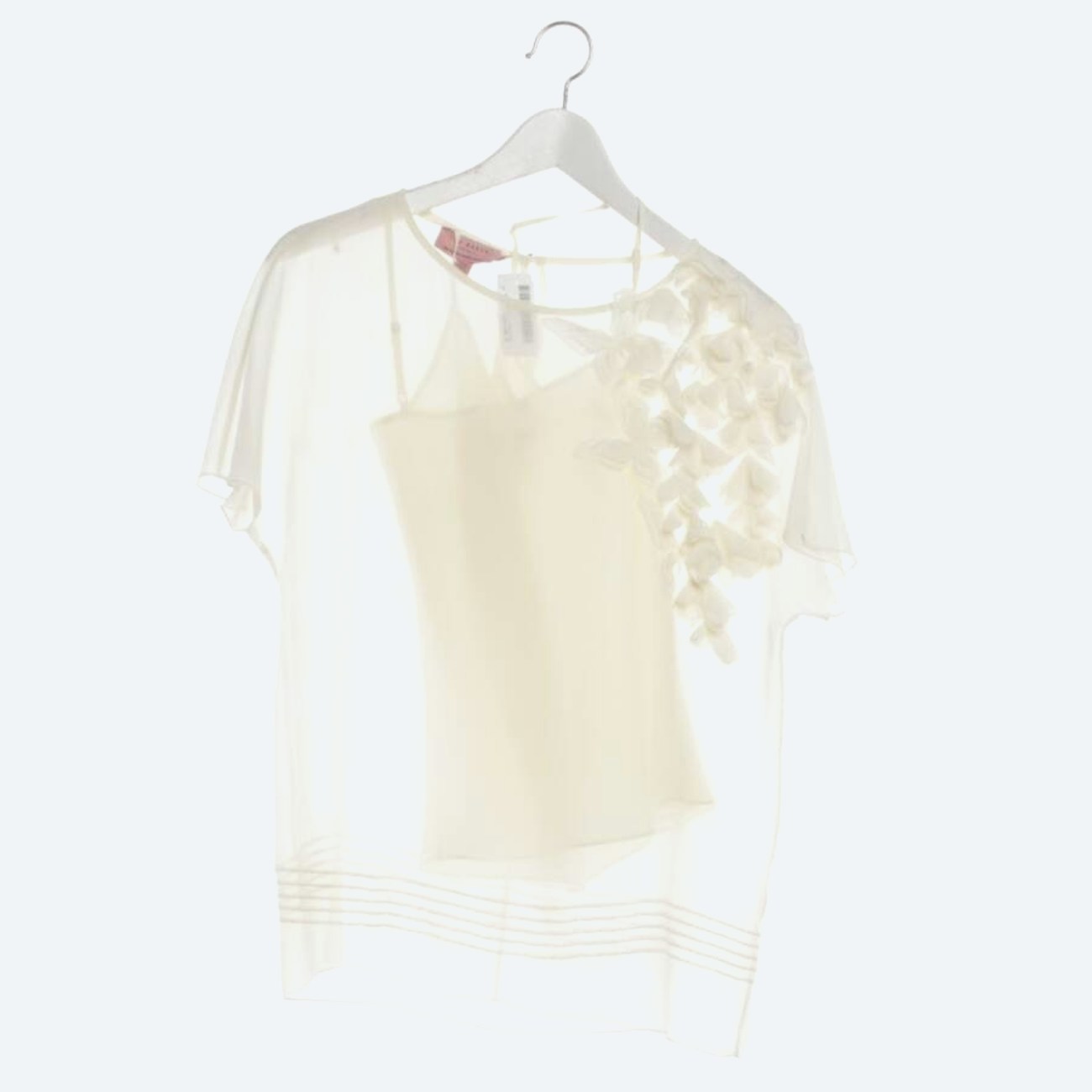 Image 1 of Shirt Blouse 32 Cream in color White | Vite EnVogue