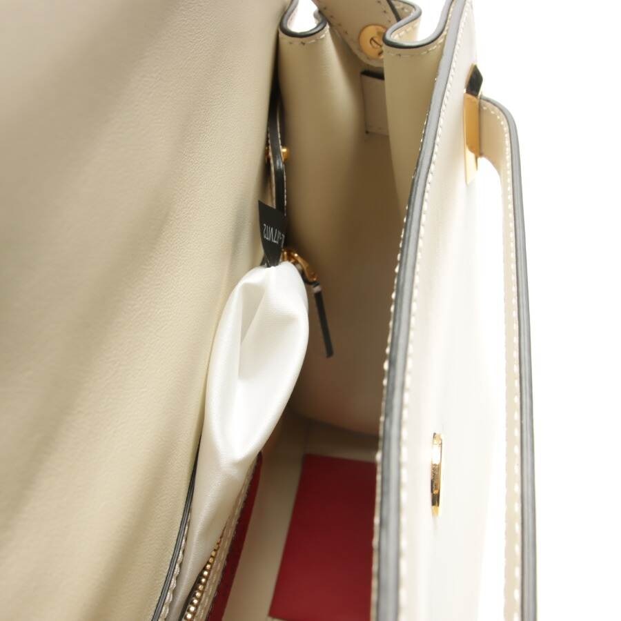 Image 5 of Rockstud Crossbody Bag Beige in color White | Vite EnVogue