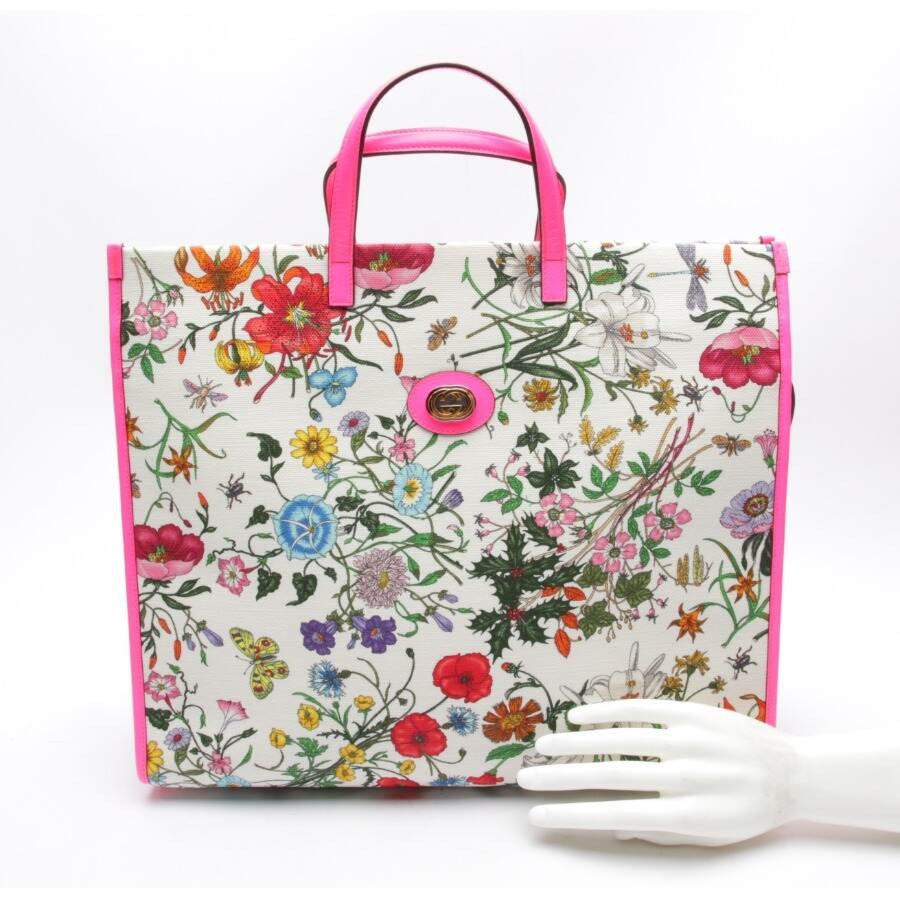 Image 4 of Large Flora Tote Bag Handbag Multicolored in color Multicolored | Vite EnVogue