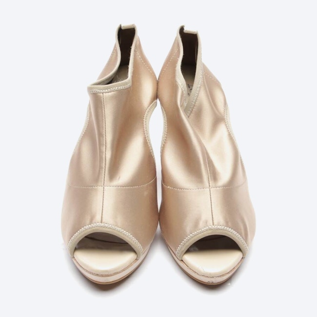 Image 2 of Peep Toes EUR38 Gold in color Metallic | Vite EnVogue