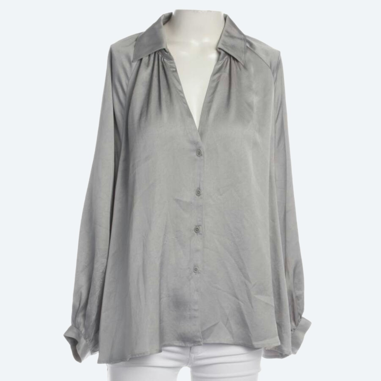 Image 1 of Shirt XS Silver in color Metallic | Vite EnVogue