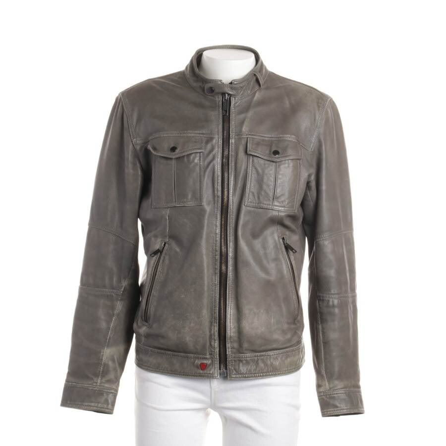 Image 1 of Leather Jacket 48 Gray in color Gray | Vite EnVogue