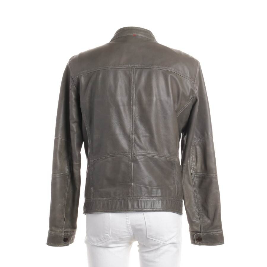 Image 2 of Leather Jacket 48 Gray in color Gray | Vite EnVogue