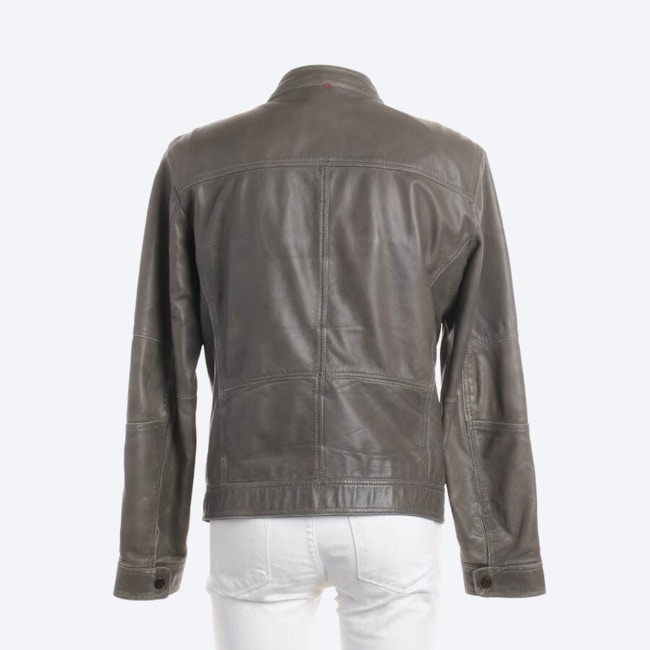 Image 2 of Leather Jacket 48 Gray in color Gray | Vite EnVogue