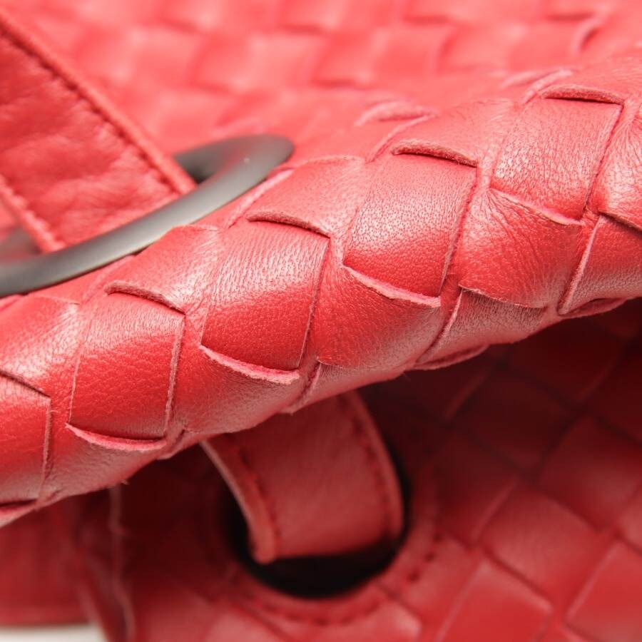 Image 10 of Intrecciato Nappa Veneta Shoulder Bag Red in color Red | Vite EnVogue