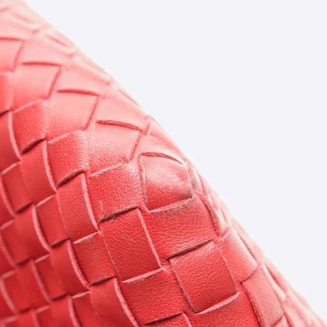 Image 9 of Intrecciato Nappa Veneta Shoulder Bag Red in color Red | Vite EnVogue