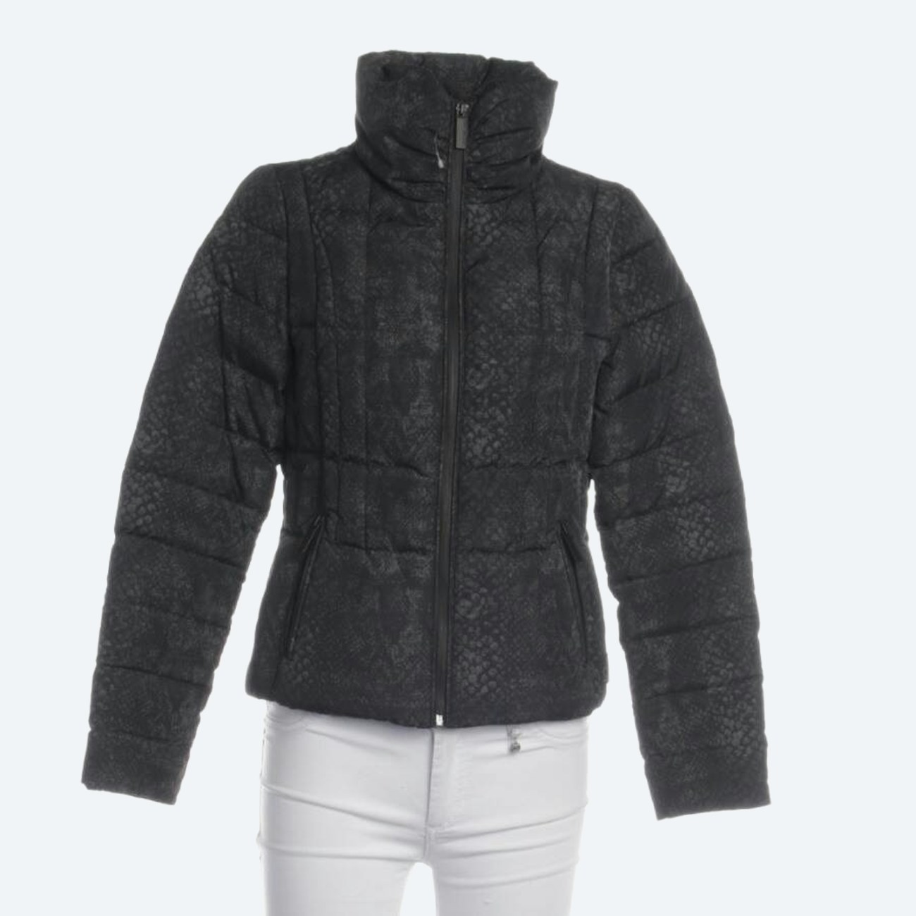 Image 1 of Quilted Jacket S Gray in color Gray | Vite EnVogue