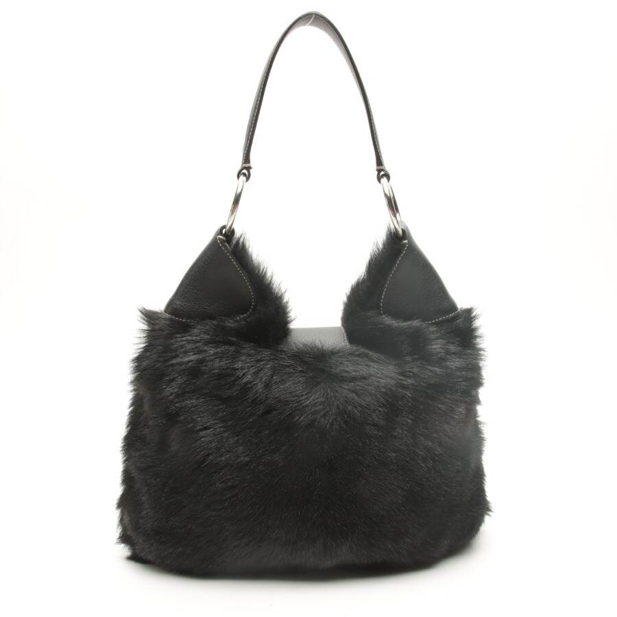 Image 2 of Montone Nero Shoulder Bag Black in color Black | Vite EnVogue