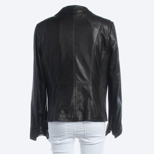 Image 2 of LeatherJacket 40 Black in color Black | Vite EnVogue