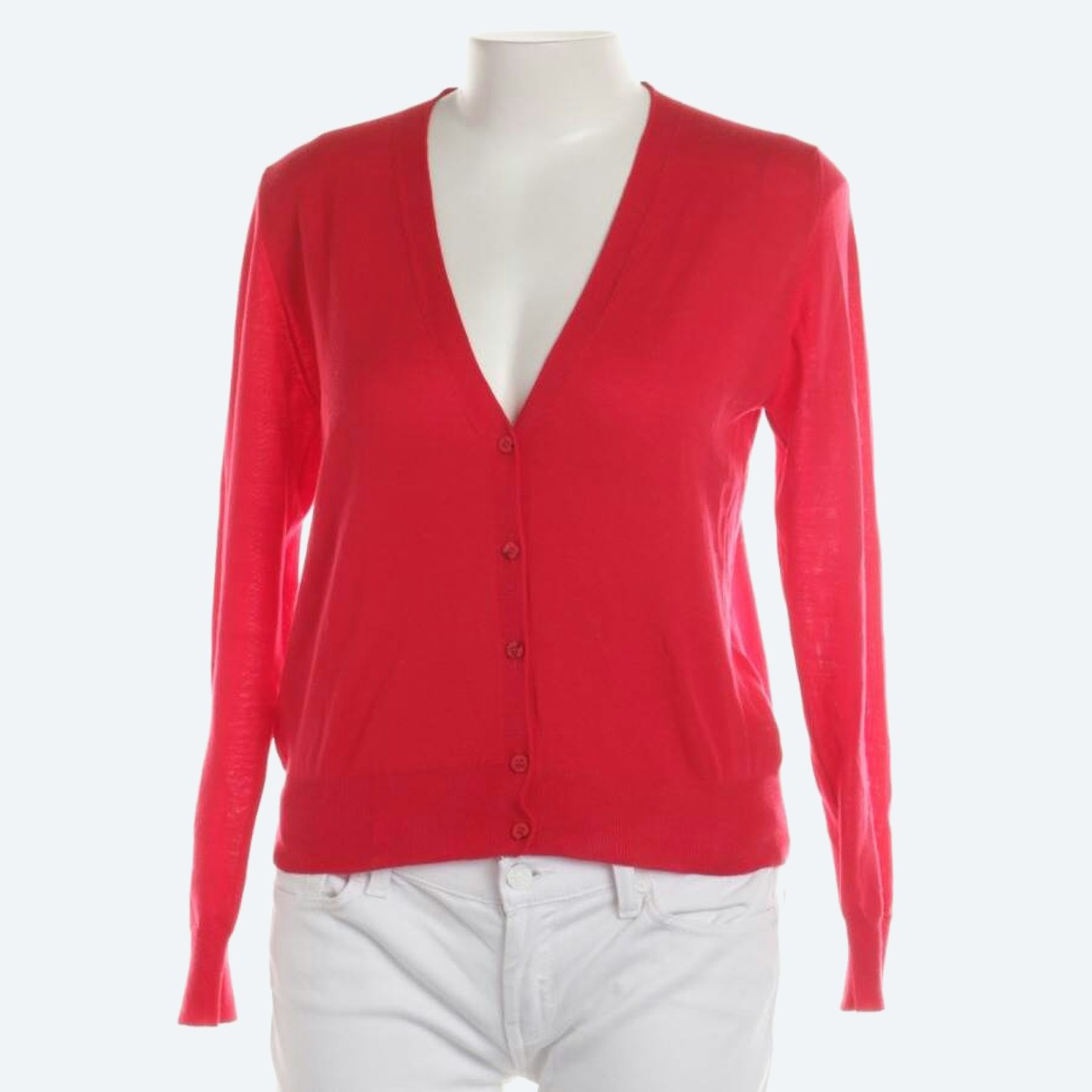 Image 1 of Wool Cardigan S Red in color Red | Vite EnVogue