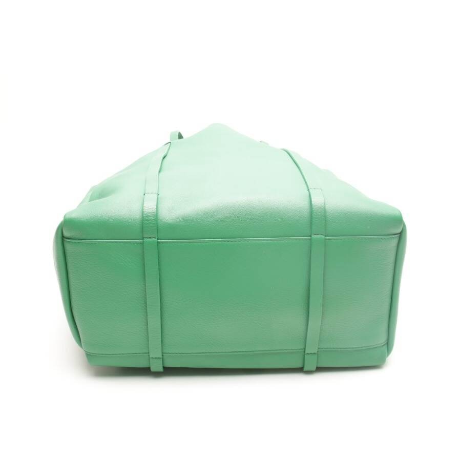 Image 3 of Plain Fleur Aniline Shopper Green in color Green | Vite EnVogue