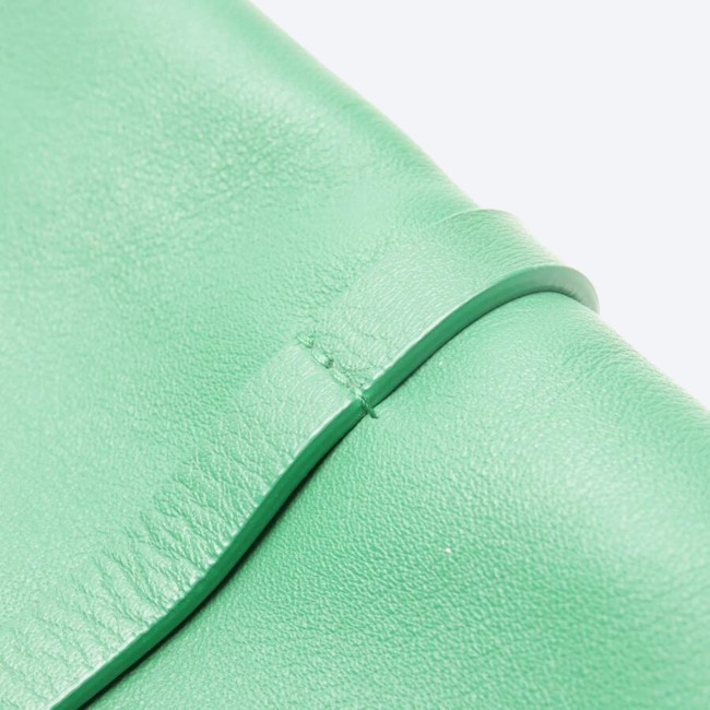 Image 7 of Plain Fleur Aniline Shopper Green in color Green | Vite EnVogue