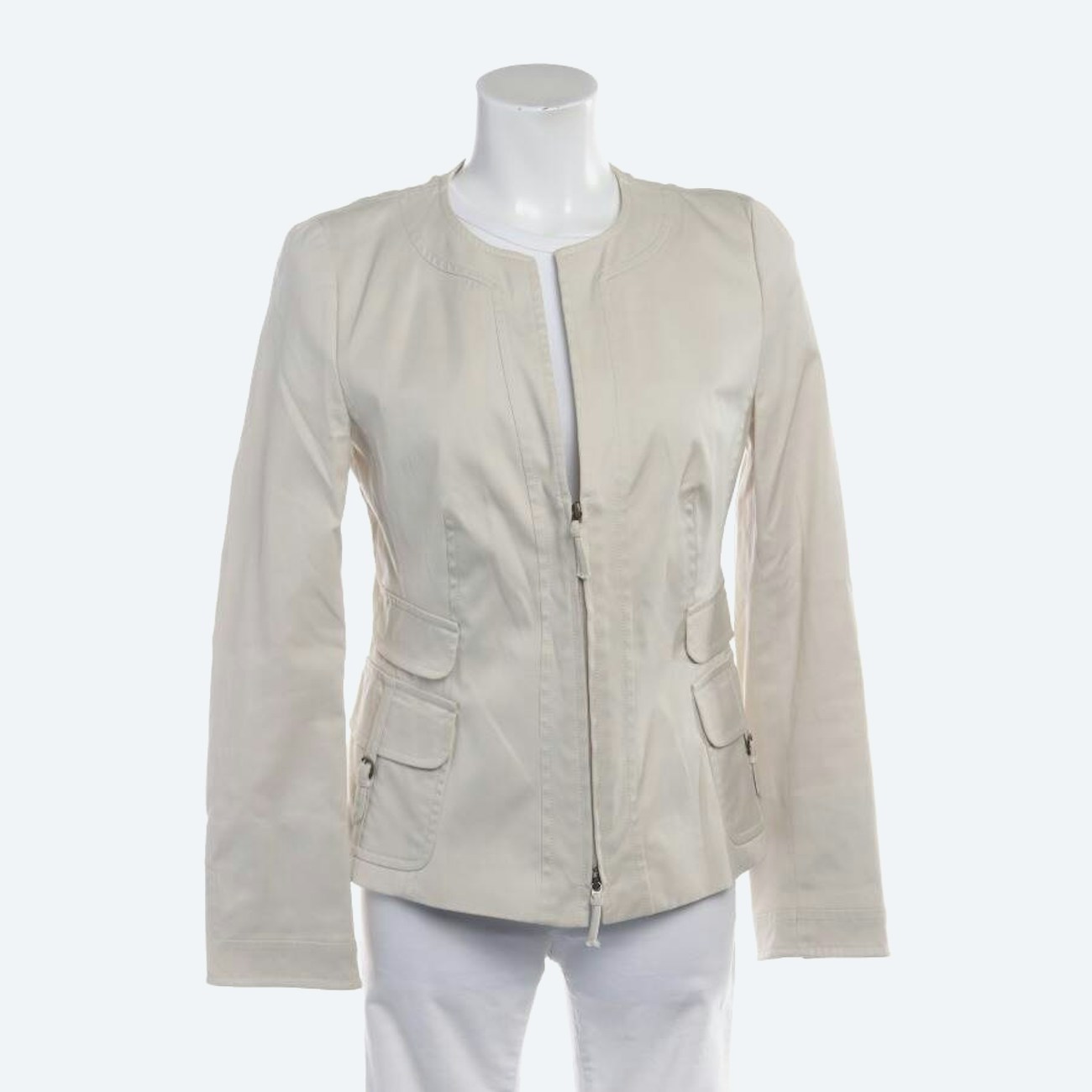 Image 1 of Summer Jacket 40 Cream in color White | Vite EnVogue