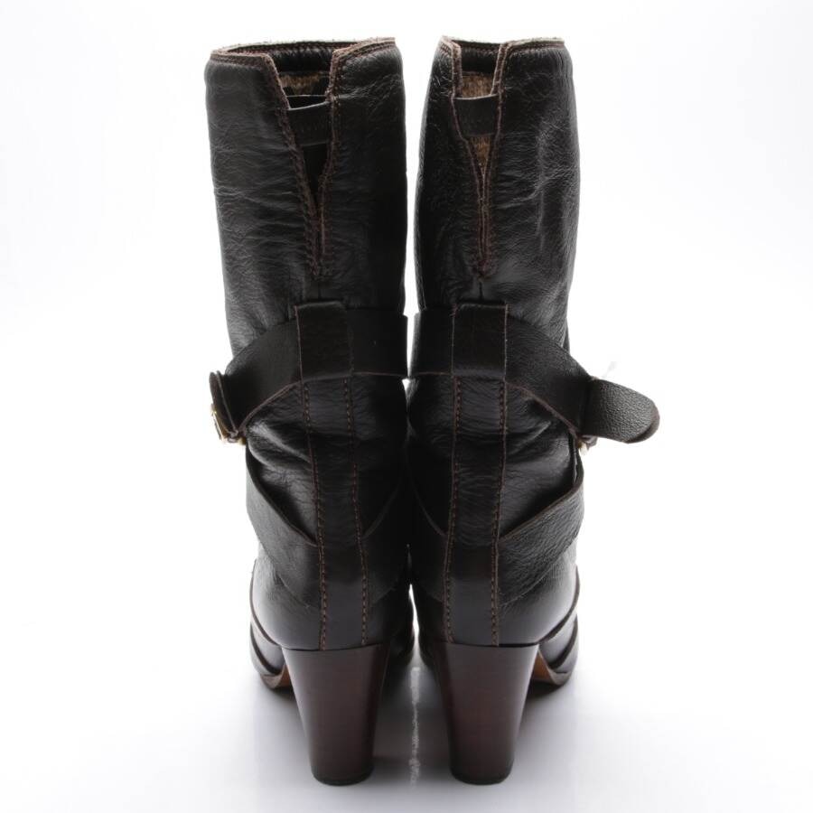 Image 3 of Ankle Boots EUR 37.5 Dark Brown in color Brown | Vite EnVogue