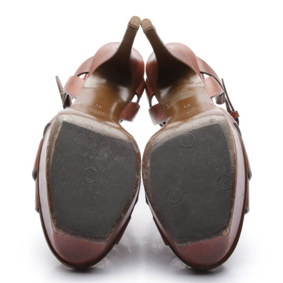 Image 4 of Heeled Sandals EUR 40 Dark Brown in color Brown | Vite EnVogue