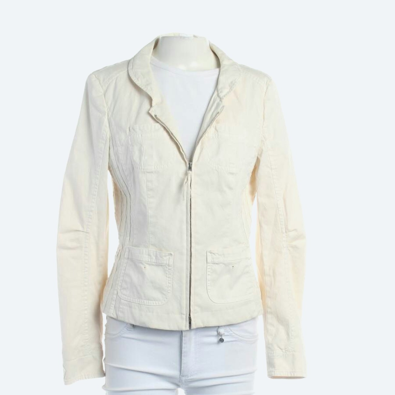 Image 1 of Summer Jacket 38 Cream in color White | Vite EnVogue