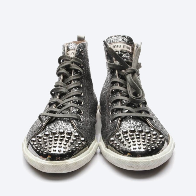 Bild 2 von High-Top Sneaker EUR 40,5 Silber in Farbe Metallic | Vite EnVogue