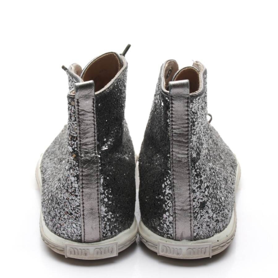 Image 3 of High-Top Sneakers EUR 40.5 Silver in color Metallic | Vite EnVogue