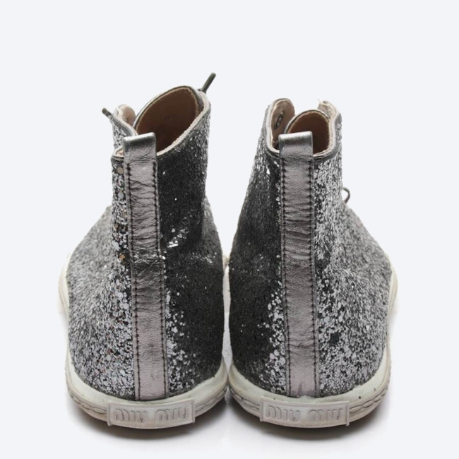 Image 3 of High-Top Sneakers EUR 40.5 Silver in color Metallic | Vite EnVogue