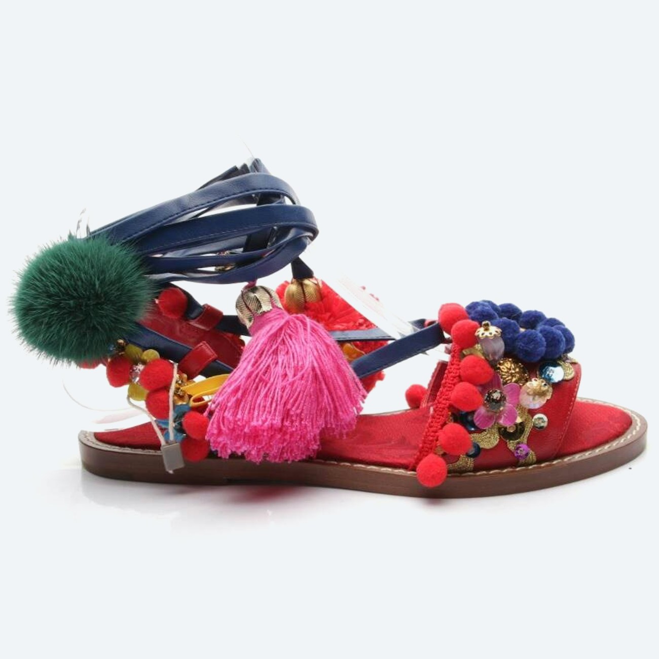 Image 1 of Sandals EUR 35 Multicolored in color Multicolored | Vite EnVogue